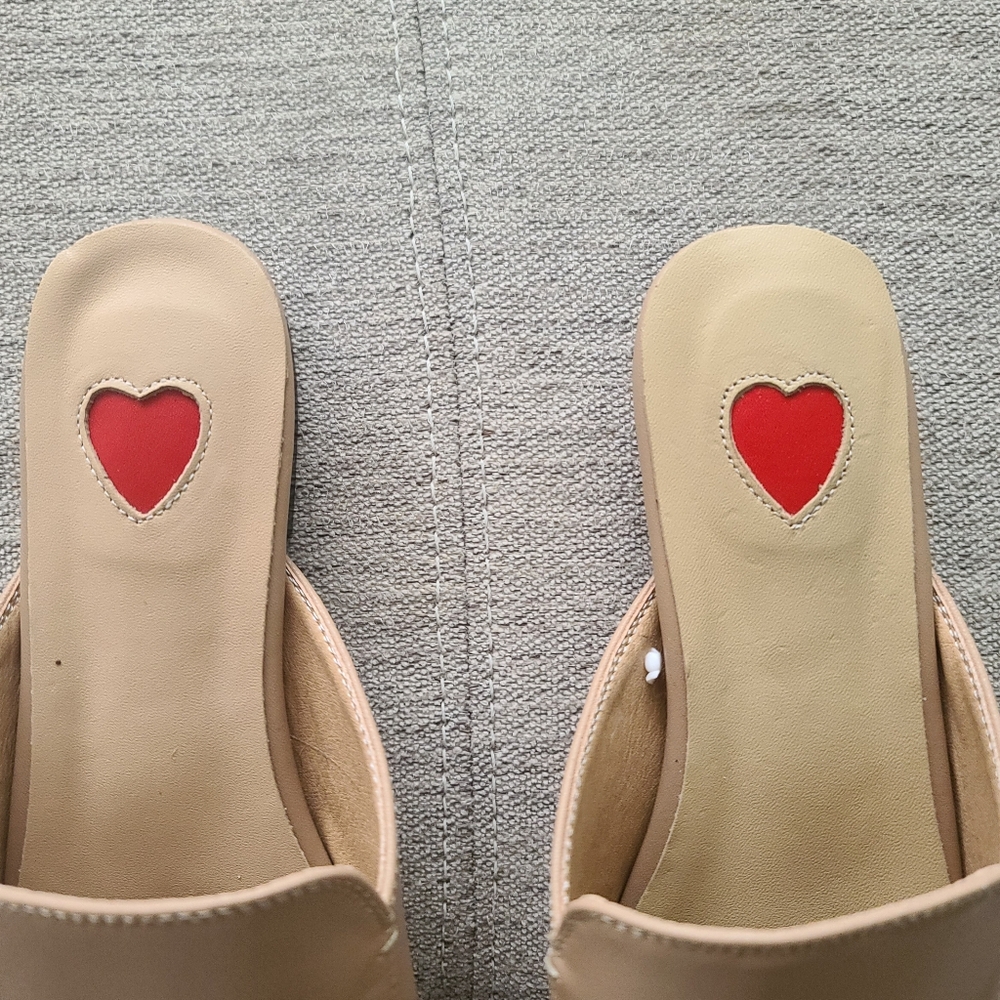 Designer Style Princetown Horsebit Leather Loafer Mules Camel, Sz 8.5 - Picture 2 of 11
